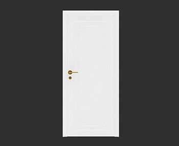平开门单开门SketchUp草图大师SU模型下载0150