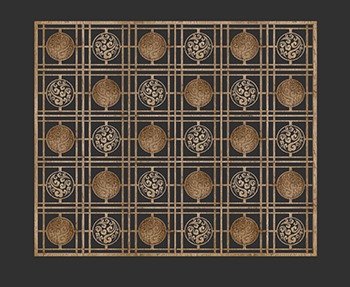 屏风隔断SketchUp草图大师SU模型下载0212