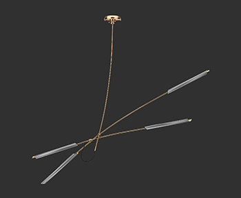 吊灯照明灯具SketchUp草图大师SU模型下载202300012