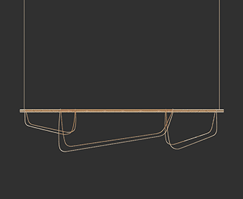 吊灯照明灯具SketchUp草图大师SU模型下载202300023