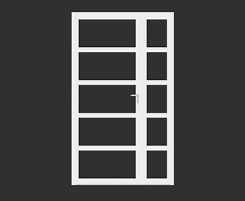 玻璃门SketchUp草图大师SU模型下载2023001153