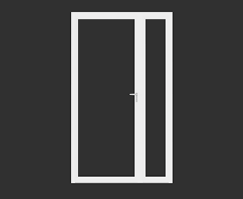 玻璃门SketchUp草图大师SU模型下载2023001154