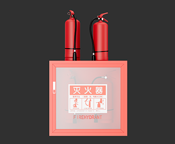 灭火器箱SketchUp草图大师SU模型下载202302253