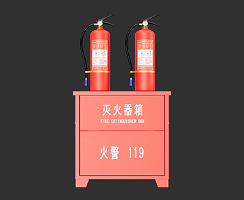 灭火器箱SketchUp草图大师SU模型下载202302254