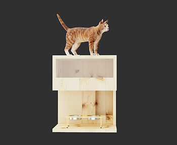 猫窝猫舍猫爬架SketchUp草图大师SU模型下载202304221
