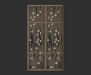 屏风隔断SketchUp草图大师SU模型下载0235