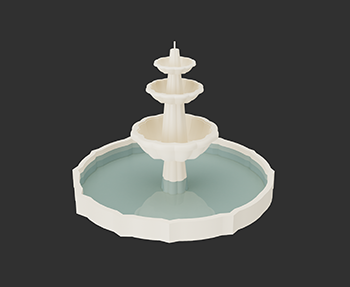 水景喷泉SketchUp草图大师SU模型下载20237593