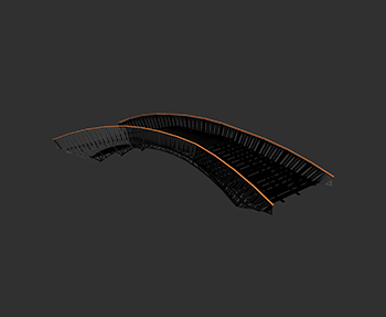 现代桥梁SketchUp草图大师SU模型下载20237965
