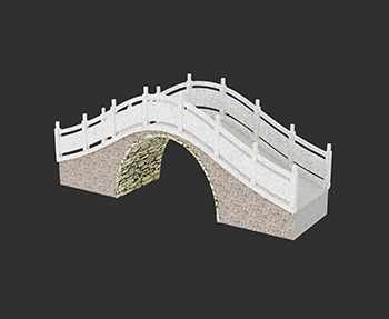 现代桥梁SketchUp草图大师SU模型下载20237967