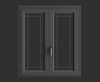 窗户SketchUp草图大师SU模型下载0239
