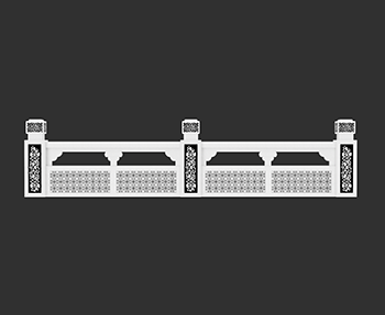新中式栏杆SketchUp草图大师SU模型下载202307533