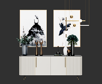 餐桌椅组合家具SketchUp草图大师SU模型下载202305369