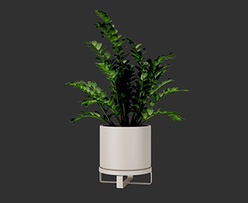 盆栽植物SketchUp草图大师SU模型下载0231