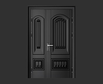 双开门子母门SketchUp草图大师SU模型下载0027