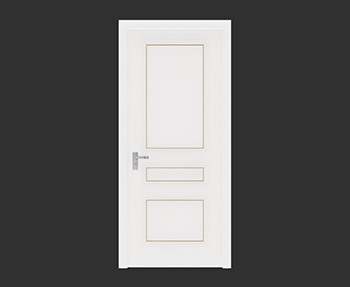平开门单开门SketchUp草图大师SU模型下载0238