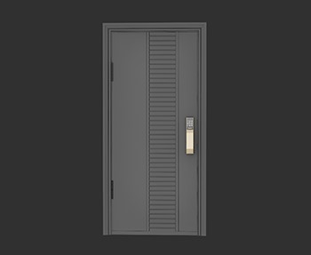 平开门单开门SketchUp草图大师SU模型下载0248