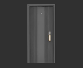 平开门单开门SketchUp草图大师SU模型下载0250