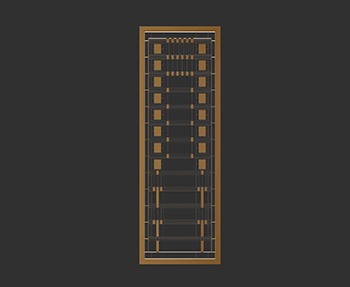 屏风隔断SketchUp草图大师SU模型下载0282