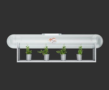 鱼缸SketchUp草图大师SU模型下载202303660