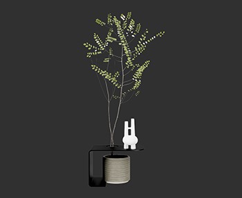 盆栽植物SketchUp草图大师SU模型下载0254