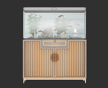 鱼缸SketchUp草图大师SU模型下载202303662