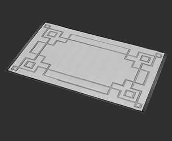 地毯SketchUp草图大师SU模型下载202303404