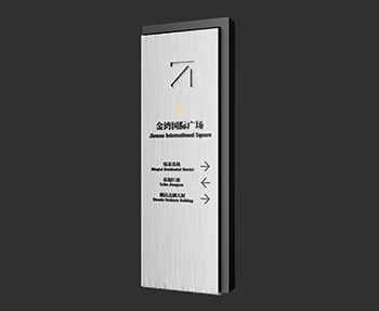 导向牌精神堡垒标识牌SketchUp草图大师SU模型下载202307677