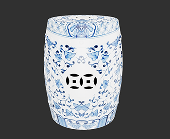 凳子SketchUp草图大师SU模型下载202304064