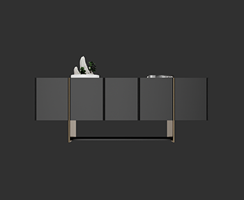 边柜饰品柜玄关柜SketchUp草图大师家具SU模型下载202306428