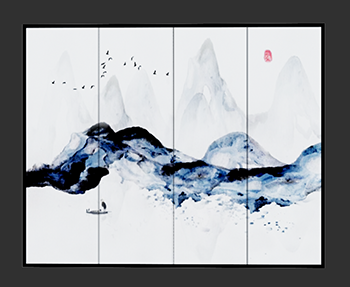 装饰画挂画SketchUp草图大师SU模型下载202303213