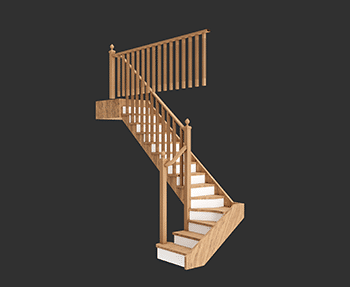 Enscape楼梯SketchUp草图大师模型下载07669