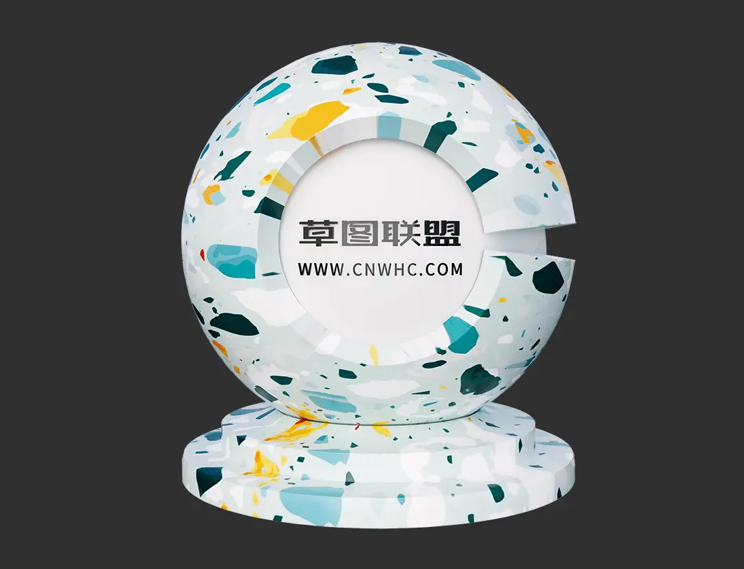Enscape水磨石SketchUp地面材质贴图下载377