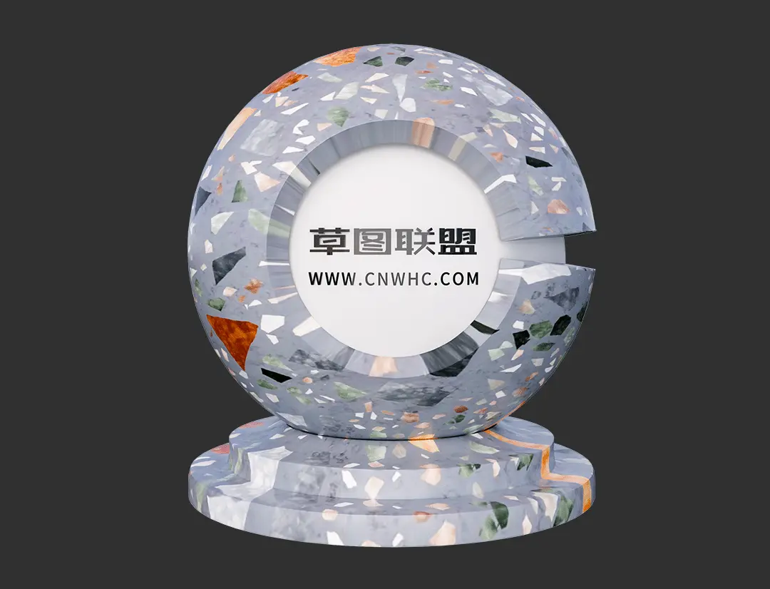 Enscape水磨石SketchUp地面材质贴图下载388