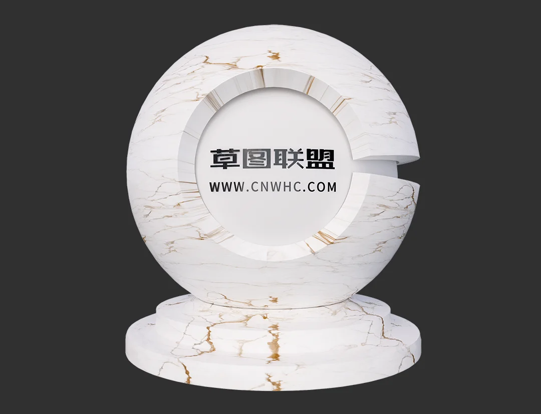 奥力斯特岩板Enscape材质SketchUp材质贴图下载0063