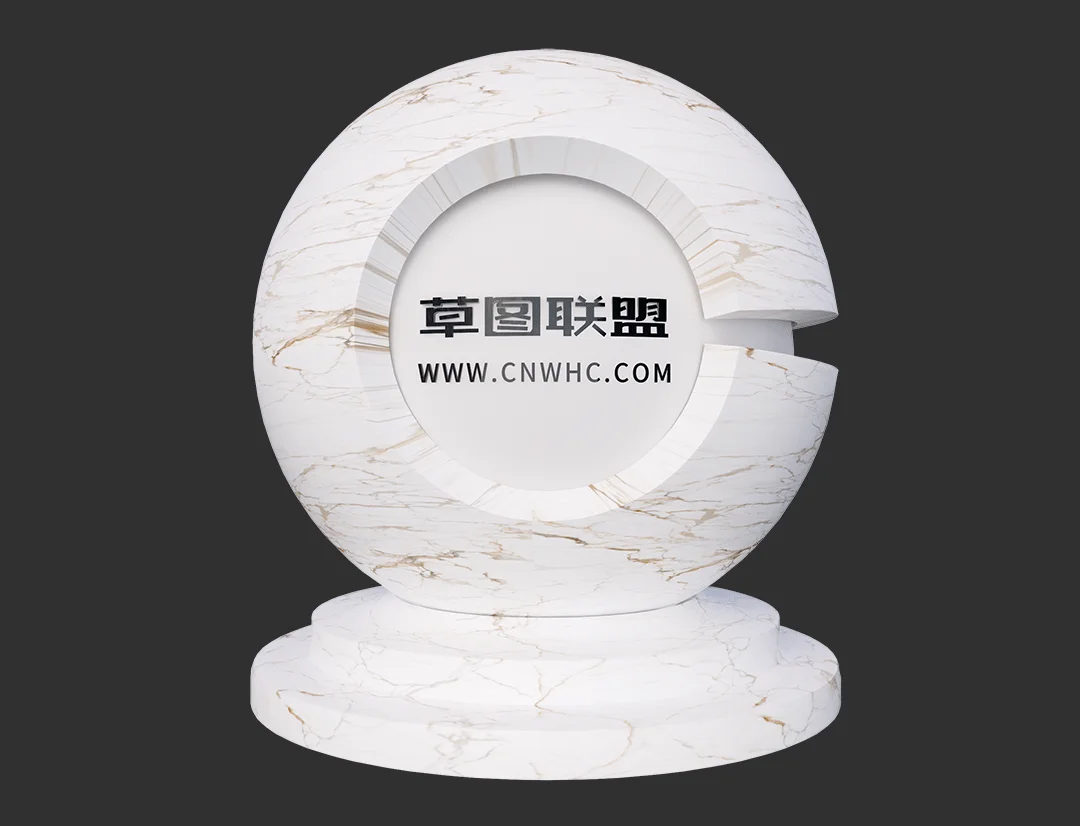奥力斯特岩板Enscape材质SketchUp材质贴图下载0065