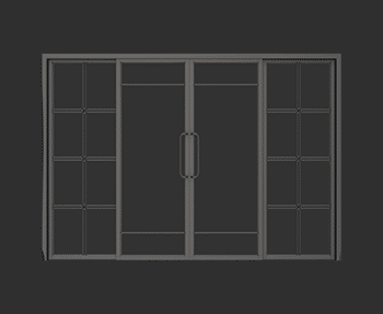 室内门SketchUp草图大师SU模型下载07793