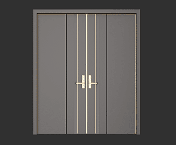 室内门SketchUp草图大师SU模型下载07800
