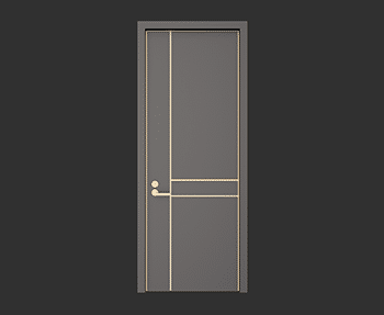 室内门SketchUp草图大师SU模型下载07805