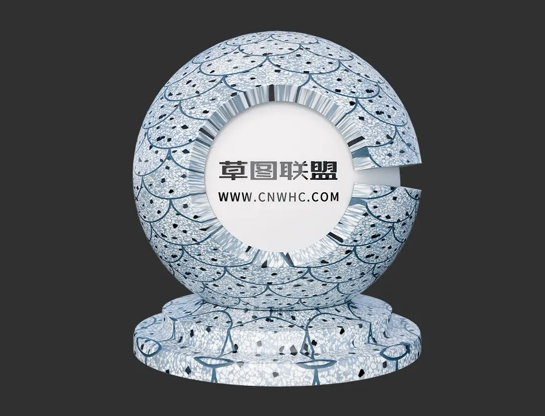 Enscape水磨石SketchUp地面材质贴图下载393