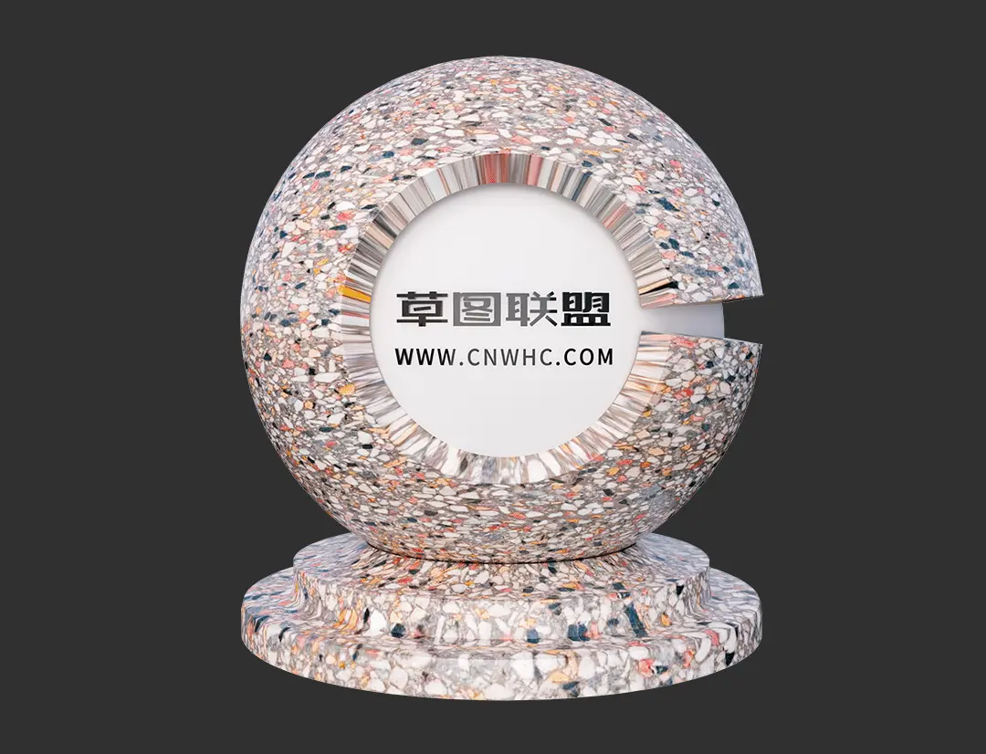 Enscape水磨石SketchUp地面材质贴图下载395