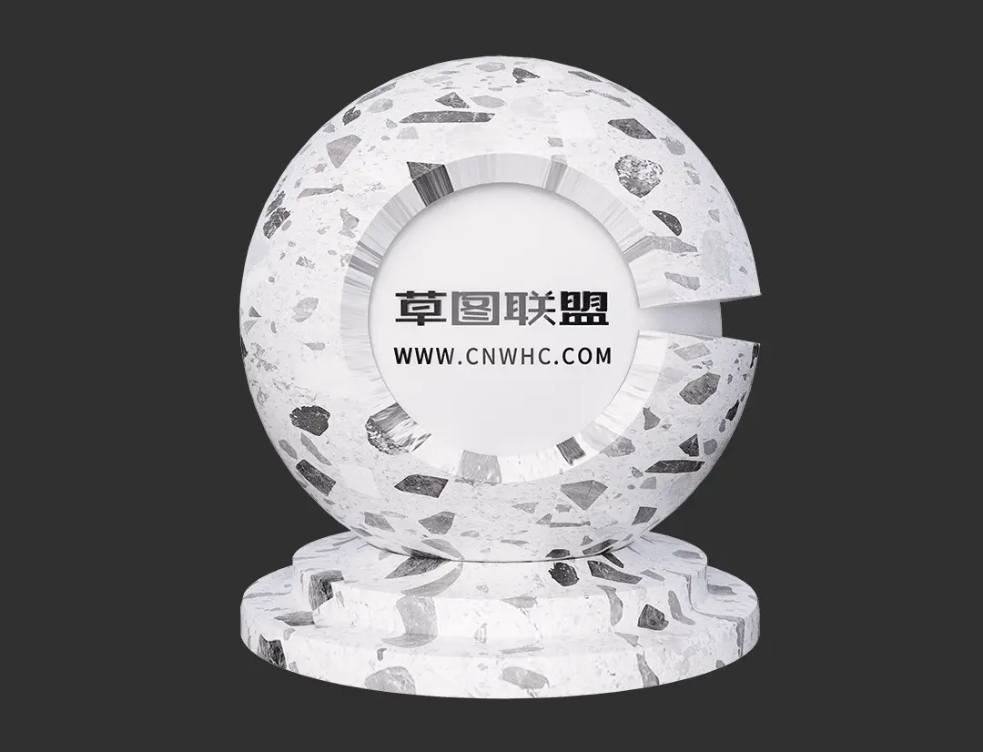 Enscape水磨石SketchUp地面材质贴图下载396