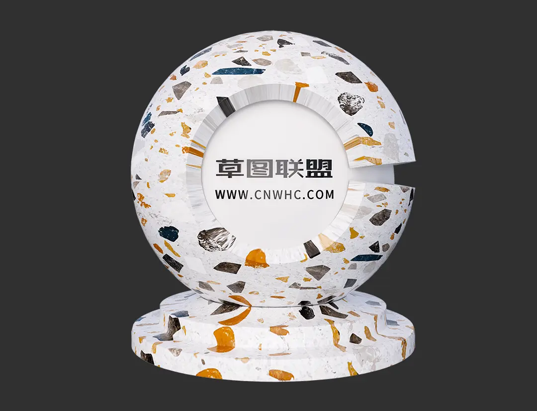 Enscape水磨石SketchUp地面材质贴图下载399
