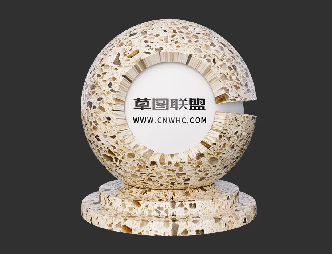 Enscape水磨石SketchUp地面材质贴图下载400