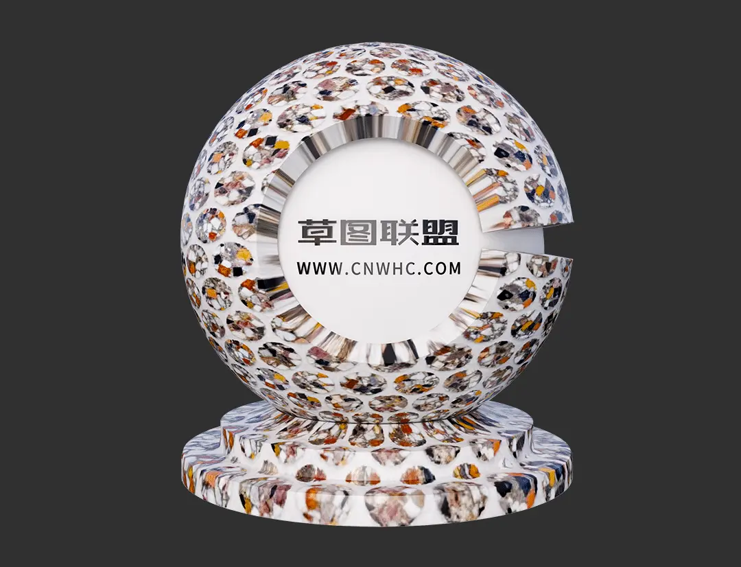 Enscape水磨石SketchUp地面材质贴图下载406