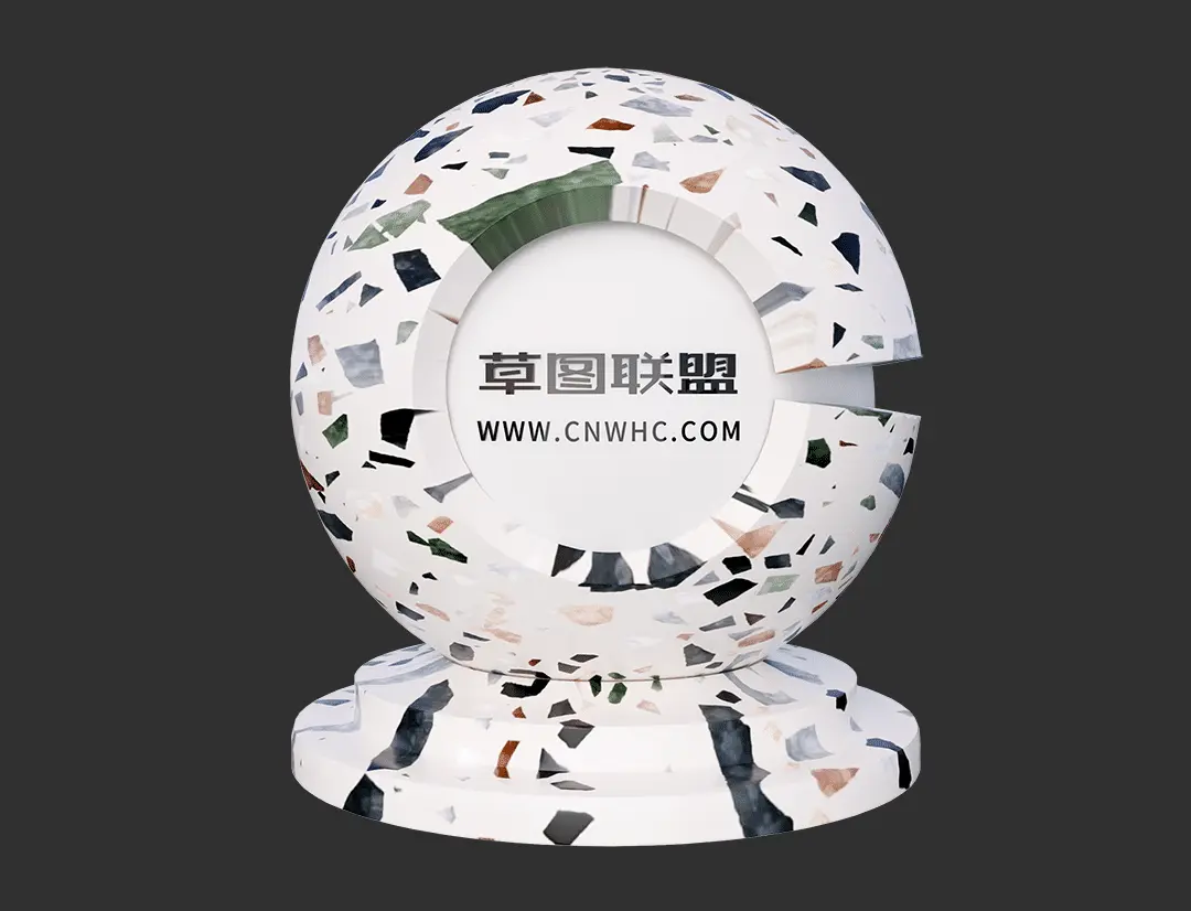 Enscape水磨石SketchUp地面材质贴图下载408