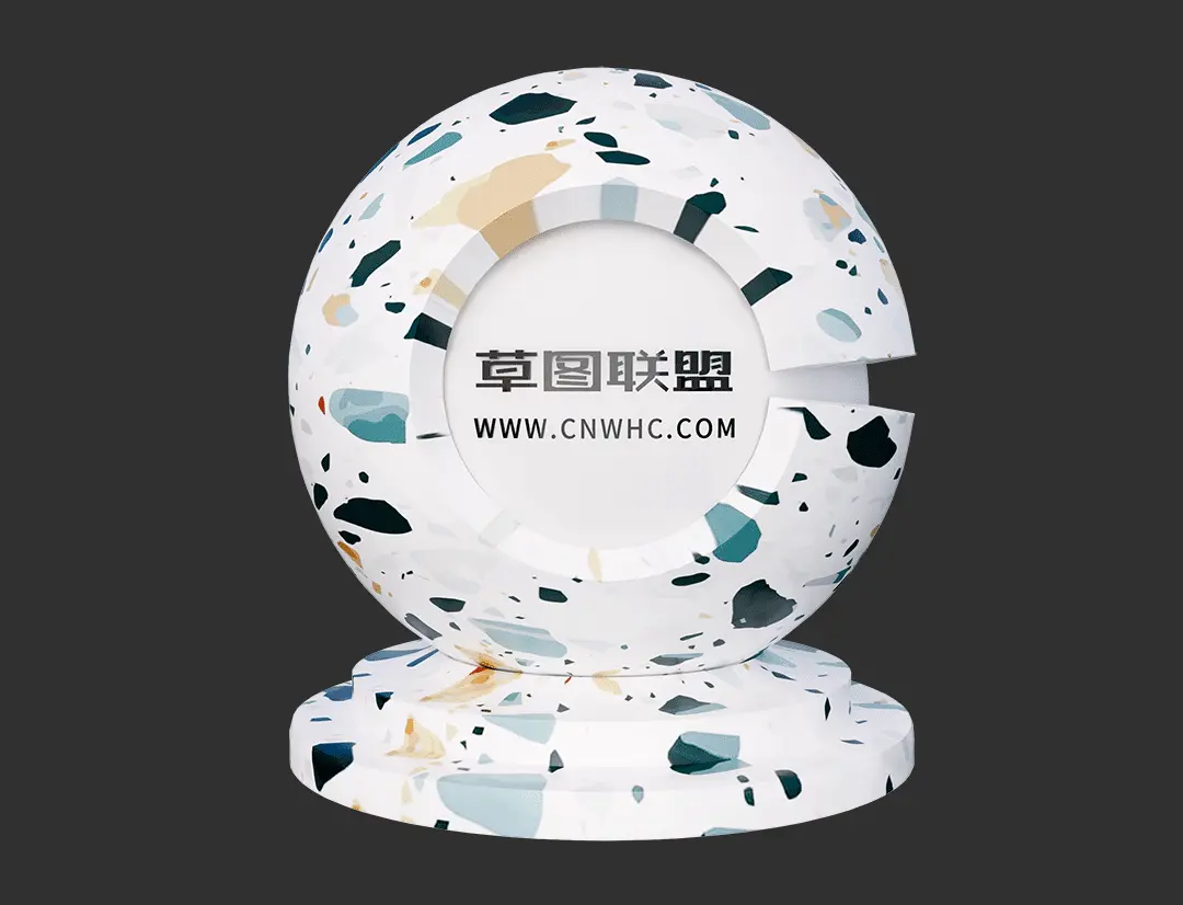 Enscape水磨石SketchUp地面材质贴图下载412