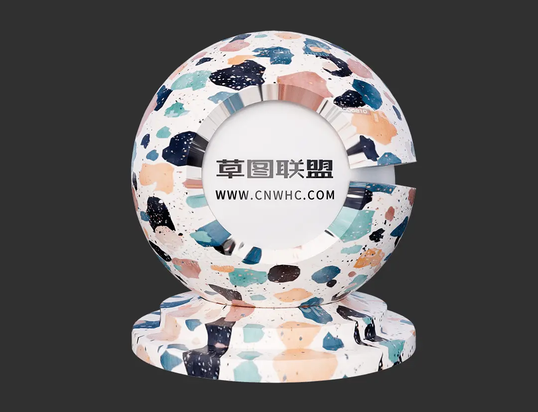 Enscape水磨石SketchUp地面材质贴图下载416