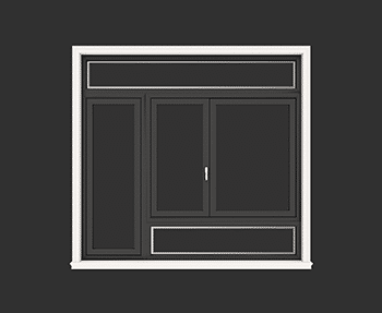 窗户SketchUp草图大师SU模型下载07615