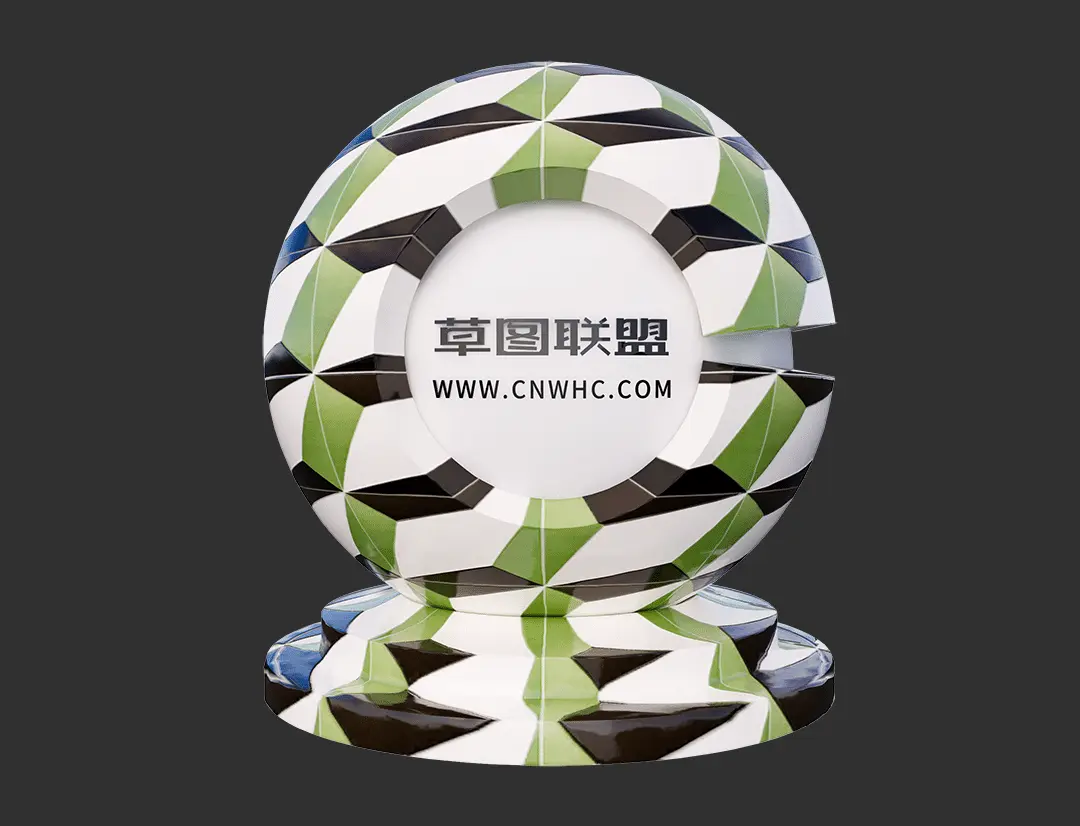Enscape花纹瓷砖SketchUp墙砖地砖材质贴图下载0009