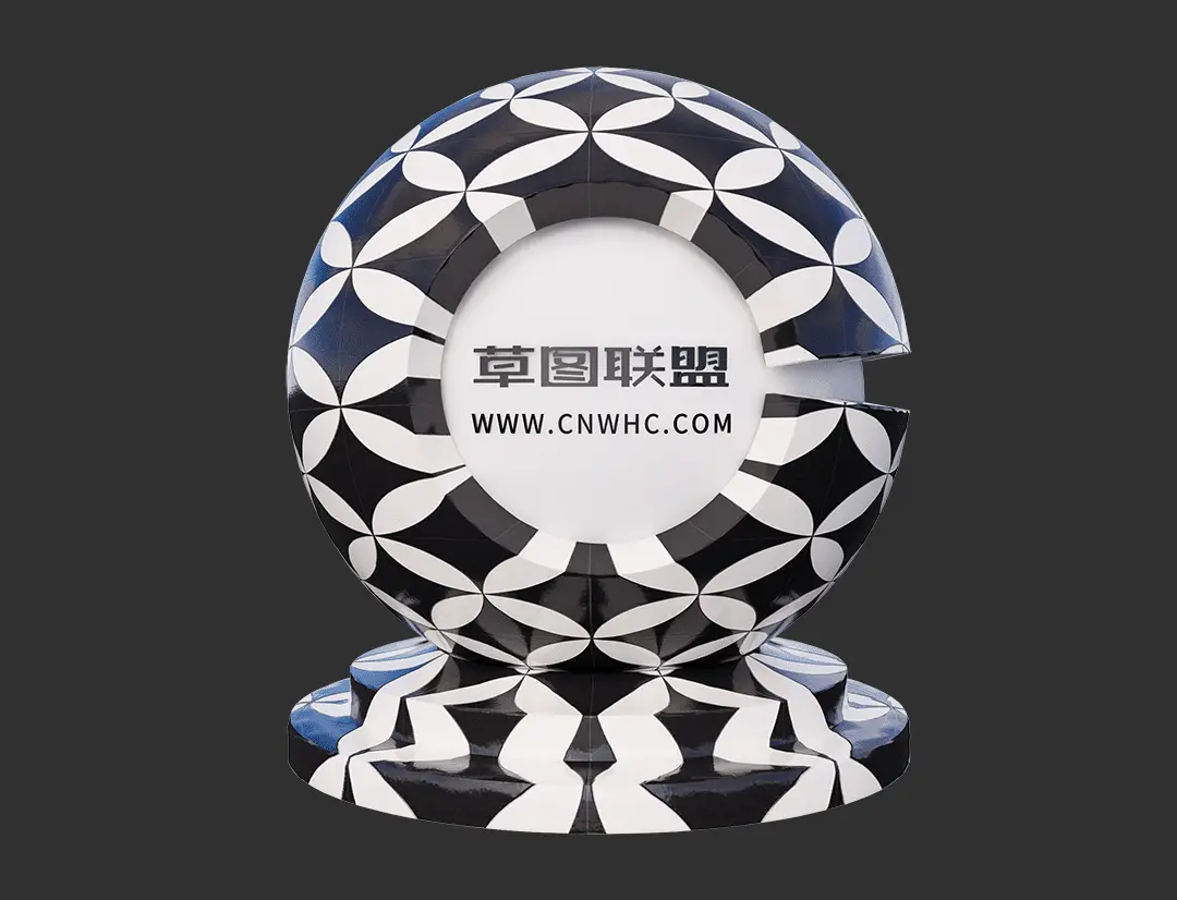 Enscape花纹瓷砖SketchUp墙砖地砖材质贴图下载0020